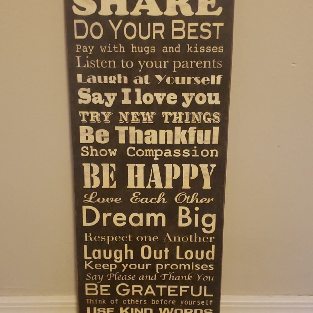 12x36 "Family" Wall Sign